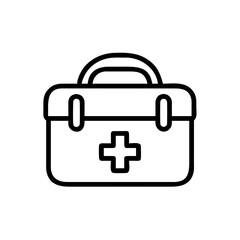 Icon of a doctorchest / first aid kit