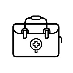 Icon of a doctorchest / first aid kit