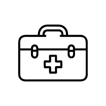 Icon of a doctorchest / first aid kit