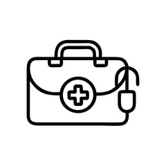 Icon of a doctorchest / first aid kit
