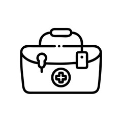 Icon of a doctorchest / first aid kit