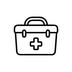 Icon of a doctorchest / first aid kit