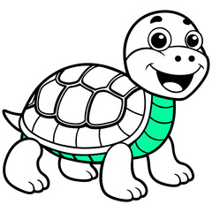 funny turtle cartoon