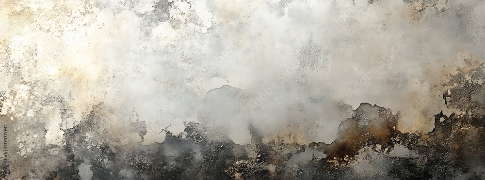 Aufkleber grunge wall texture background with brown and gray hues ideal for abstract art and distressed design