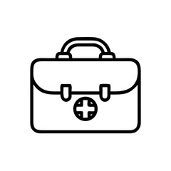 Icon of a doctorchest / first aid kit