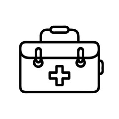 Icon of a doctorchest / first aid kit
