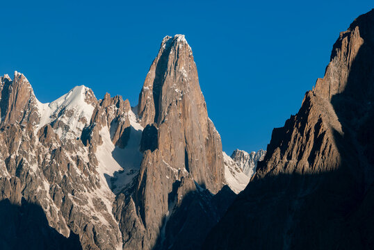 Uli Biaho, 6,417m.
 is a mountain within the Gilgit&ndash;Baltistan region of Pakistan, near Trango Towers and Baltoro Glacier
