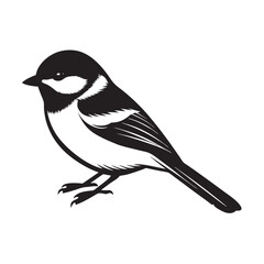 Chickadee Bird Drawing Design