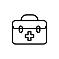 Icon of a doctorchest / first aid kit