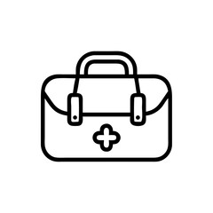 Icon of a doctorchest / first aid kit