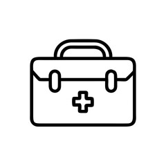 Icon of a doctorchest / first aid kit