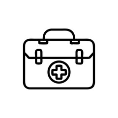 Icon of a doctorchest / first aid kit