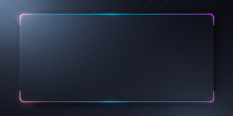 Neon Drak Blue Abstract Background