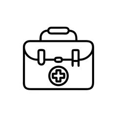 Icon of a doctorchest / first aid kit