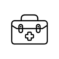 Icon of a doctorchest / first aid kit