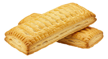 Isolated Two Puff Pastries