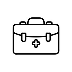 Icon of a doctorchest / first aid kit