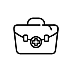 Icon of a doctorchest / first aid kit