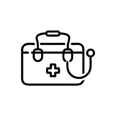 Icon of a doctorchest / first aid kit