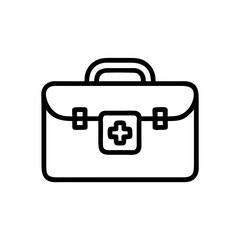 Icon of a doctorchest / first aid kit