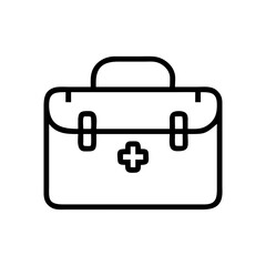 Icon of a doctorchest / first aid kit