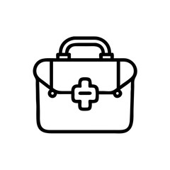 Icon of a doctorchest / first aid kit