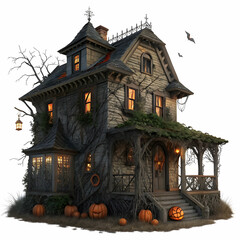 A church with a church on the top of it