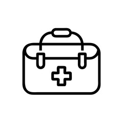 Icon of a doctorchest / first aid kit