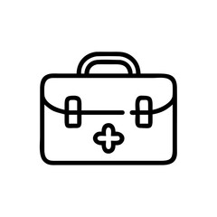 Icon of a doctorchest / first aid kit