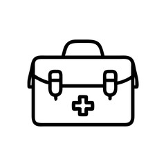 Icon of a doctorchest / first aid kit