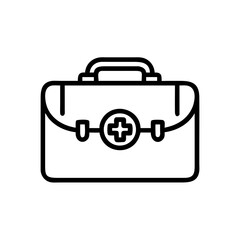 Icon of a doctorchest / first aid kit