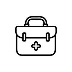 Icon of a doctorchest / first aid kit