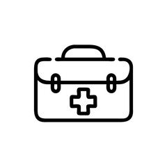 Icon of a doctorchest / first aid kit