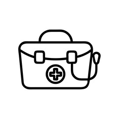 Icon of a doctorchest / first aid kit