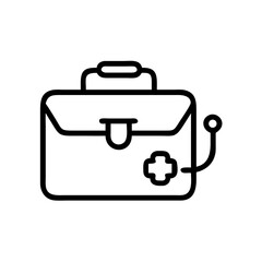 Icon of a doctorchest / first aid kit