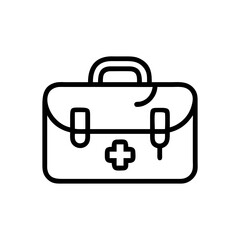 Icon of a doctorchest / first aid kit