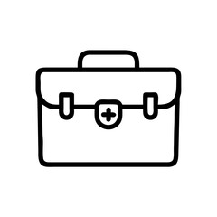 Icon of a doctorchest / first aid kit