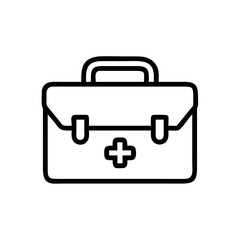 Icon of a doctorchest / first aid kit