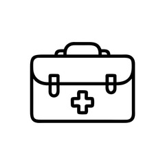 Icon of a doctorchest / first aid kit