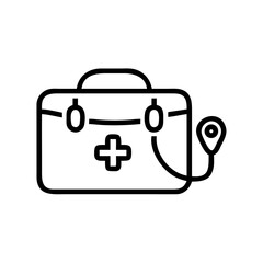Icon of a doctorchest / first aid kit