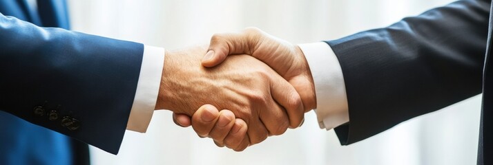 Close-up of a firm handshake between political figures representing diplomacy and tension in a formal setting