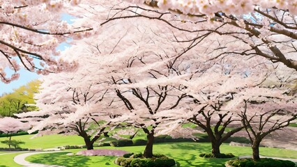 cherry tree in bloom