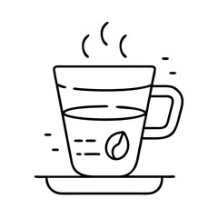 espresso shot icon, espresso shot line art - simple line art of espresso shot, perfect for espresso shot logos and icons