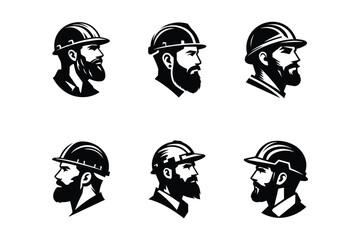 Construction Worker Silhouette Collection