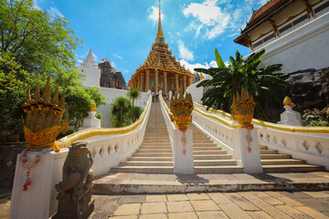 Wat Phra Phutthabat in the Town of Saraburi, Thailand