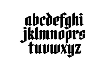 IronGoth - Sharp Blackletter Font Vector