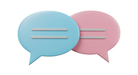 Isolated Speech Bubbles