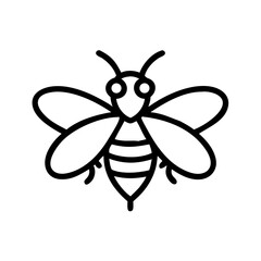 Obraz premium Bee Animal outline Icons