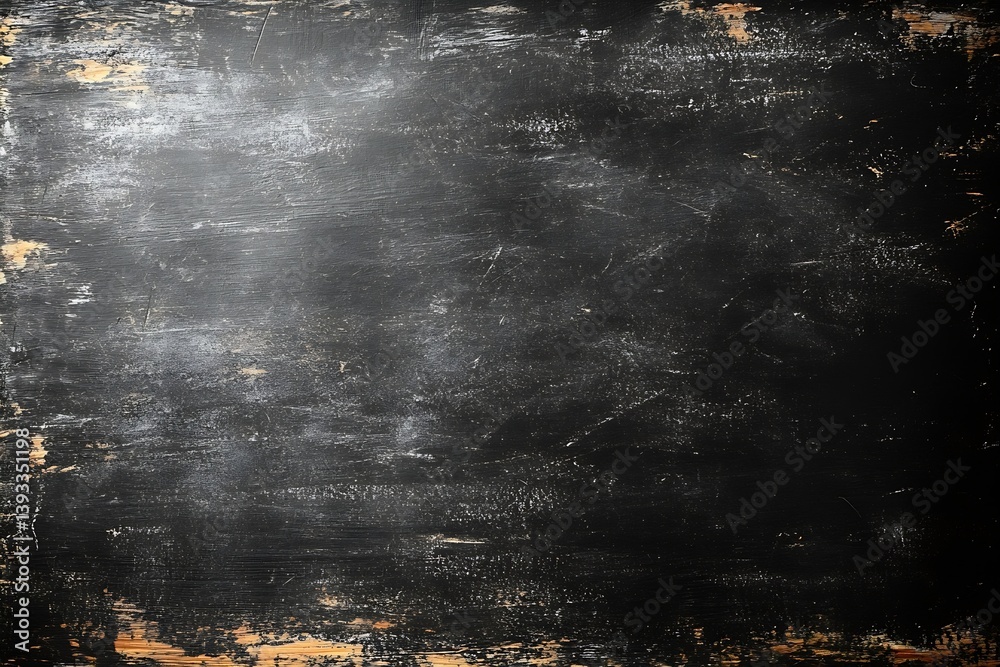 Poster grunge black wooden background with scratches and grain ideal for rustic texture photography and vin