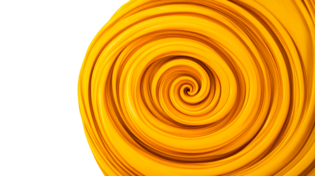 Golden spiral shape abstract background, curve lines texture , cut out transparent